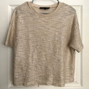 Topshop short sleeve sweater